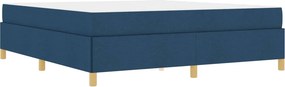 vidaXL Σκελετός Κρεβατιού Μπλε 180 x 200 cm ύφασμα