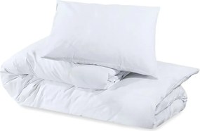 vidaXL Σετ Παπλωματοθήκης Λευκό 240x220 εκ. Ελαφρύ Ύφασμα Μικροϊνών