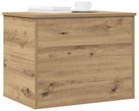 vidaXL Κουτί Αποθήκευσης με Καπάκι σε Στυλ Artisan Oak 60x42x46 εκ Επεξεργασμένο Ξύλο
