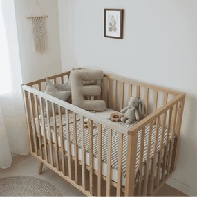 Stewehome Μαξιλάρι γράμμα Ε με γέμιση από ελαφρύ πολυεστερικό υλικό και ύφασμα Κρεμ