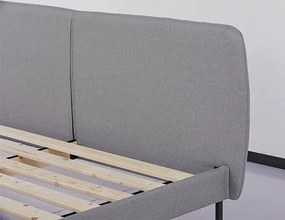 Κρεβάτι διπλό Nextdeco Jakarta khaki 160x200xY61εκ.