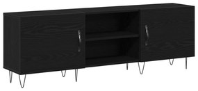 vidaXL Μονάδα τηλεόρασης Μαύρο Δρυς 150x30x50 εκ Επεξεργασμένο ξύλο