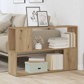 vidaXL Βιβλιοθήκη Αρτισιανή Δρυς 100x24x63 εκ. Επεξεργ. Ξύλο