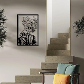 Decorative Metal Wall Accessory Arakan Black