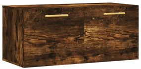 vidaXL Ντουλάπι Τοίχου Καπνιστή Δρυς 80x36,5x35 εκ. Επεξεργασμένο Ξύλο