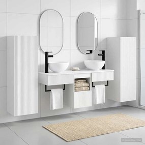 vidaXL Σετ Επίπλων Μπάνιου 5 τμχ. Λευκό 33 x 34,5 x 100 εκ