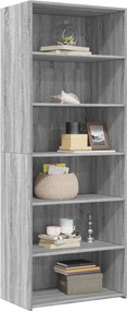 vidaXL Ντουλάπι Γκρι Sonoma 70x41x185 εκ. Επεξεργασμένο Ξύλο