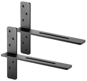 VEVOR 2 Pcs Shelf Brackets 16 inch / 406.4 mm Heavy Duty Floating Shelf Brackets