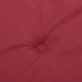 Μαξιλάρια Καρέκλας με Πλάτη 2 τεμ. Μπορντό από Ύφασμα Oxford 361901