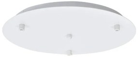 Ροζέτα Οροφής Στρογγυλή Φ35cm 3 Υποδοχές Homelighting-77-4383-Λευκό 77-4383