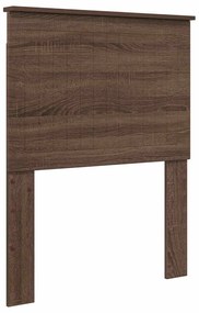 vidaXL Σκελετός Κρεβατιού Καφέ δρυς 75 x 190 cm Μηχανήματος Ξύλο