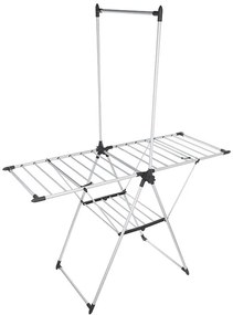 Πτυσσόμενη Απλώστρα Ρούχων 5five με συνολικό μήκος απλώματος 16m και διαστάσεις 158x69.7x180cm