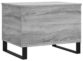 vidaXL Τραπεζάκι Σαλονιού Γκρι Sonoma 60x44,5x45εκ. Επεξεργασμένο Ξύλο