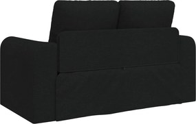 vidaXL Κρεβάτι καναπές 60cm Μαύρο ύφασμα