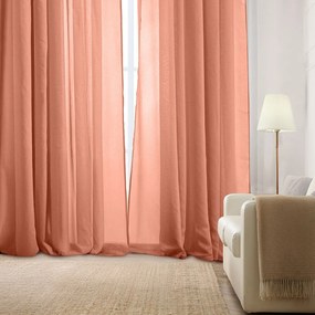 Κουρτίνα (270x280) Με Τρουκς Whitegg K0181-2 Terracotta