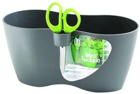 MarHome ΓΛΑΣΤΡΑΚΙ & ΨΑΛΙΔΑΚΙ ΧΡΩΜΑ ΓΡΑΦΙΤΗ LIMES DUBLO 25x12x12cm 1/10ΚΙΒ 09-DLD250-426U