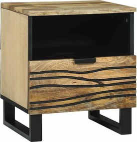 vidaXL Κομοδίνο Φυσικό 40 x 33 x 46 εκ. Επεξεργασμένο Ξύλο