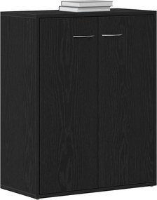 vidaXL Μπουφές Μαύρος Δρυς 60x30x75 εκ. από Τεχνητό Ξύλο