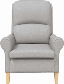 vidaXL Πολυθρόνα Σκούρο γκρι 76 x 94 x 102 εκ. ύφασμα