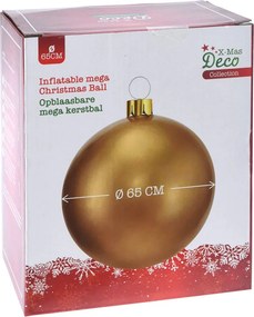 Χριστουγεννιάτικη Μπάλα Φουσκωτή (Φ65) K-M Gold 491030270