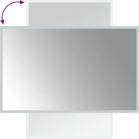vidaXL Καθρέφτης Μπάνιου με LED 50x80 εκ.