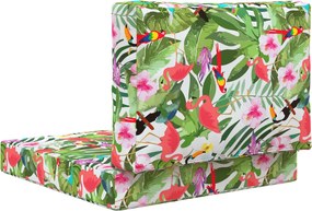 vidaXL Μαξιλάρι Καναπέ Εξωτερικού Χώρου 2 pcs πολύχρωμο Πολυεστέρας