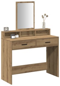 vidaXL Τουαλέτα με Συρτάρια Ξύλο Artisan 100x41x140 εκ.