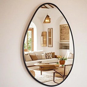 Καθρέφτης επιτοίχιος Nextdeco πλαίσιο αλουμινίου 50x80εκ.