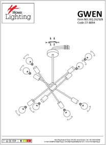 KQ 2629/8 GWEN WHITE PENDANT Δ4