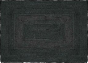 vidaXL Χαλί Περιοχής Σκούρο Γκρι 120 x 170 cm Γιούτα