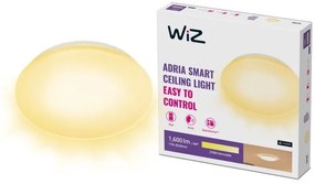 Έξυπνο Φωτιστικό Οροφής Πλαφονιέρα LED 17W Λευκό 2700Κ Dimmable Adria 929002685322 Wiz-929002685322-Λευκό 929002685322