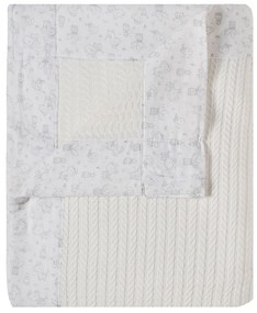 Κουβέρτα Πλεκτή Αγκαλιάς (80x100) Kentia Stylish Vivari