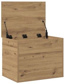 vidaXL Κουτί Αποθήκευσης με Καπάκι σε Στυλ Artisan Oak 60x42x46 εκ Επεξεργασμένο Ξύλο