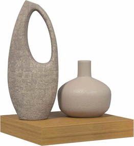 vidaXL Ράφι Τοίχου Επιτοίχιο Μπεζ 23 x 23,5 x 3,8 cm