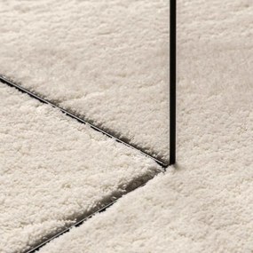 vidaXL Χαλιά χώρου HUARTE Μπεζ 120 x 170 cm Πολυεστέρας