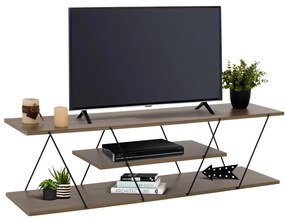 Έπιπλο τηλεόρασης TARS Μελαμίνη σε Olive Grey 120x32x33Υεκ. 120x32x33 εκ.