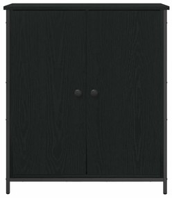 vidaXL Πλαϊνό γραφείο Μαύρη δρυς 70 x 30 x 80 εκ. Επεξεργασμένο ξύλο