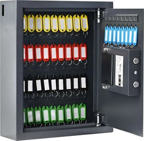 vidaXL Ψηφιακό Ασφαλές Σκούρο γκρι 30 x 10 x 36,5 εκ. Ατσάλι