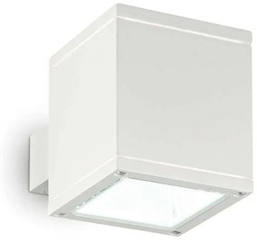 Φωτιστικό Τοίχου-Απλίκα Snif Square 144276 9x10x14cm 1xG9 40W IP44 White Ideal Lux