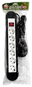 Qiaosheng πολύμπριζο 6 θέσεων με διακόπτη 5m 16A/250V~2500W - 6-position multi-socket with switch