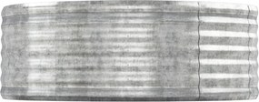 vidaXL Ζαρντινιέρα Ασημί 544x100x36 εκ. Γαλβανισμένος χάλυβας