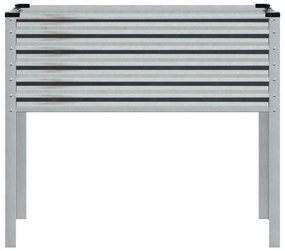 vidaXL Ζαρντινιέρα Κήπου 100x45x90 εκ. Γαλβανισμένο Χάλυβα