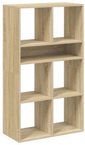 vidaXL Βιβλιοθήκη Χρώμα Sonoma Δρυς 66x31x112 εκ. Επεξεργασμένο Ξύλο