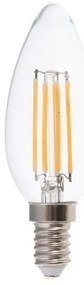 Λάμπα LED Filament κερί - Ε14 - 8W - 431480-431480