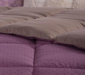 Πάπλωμα Μονό Bicolor-24 Mauve/Mocca 160x220 Nef-Nef Homeware