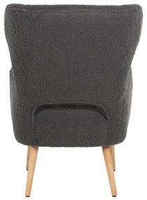 ΜΠΕΡΖΕΡΑ ΠΟΛΥΘΡΟΝΑ MYLIE ΓΚΡΙ ΜΠΟΥΚΛΕ HM8394.21 66X75X93Υ εκ. (1 Τεμμάχια)