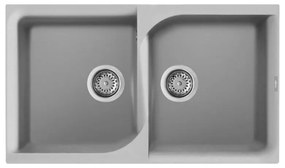 KARAG  EGO Νεροχύτης κουζίνας EGO 450 Bianco Titano 68 ELLECI 86x50cm KARAG-8032861059363