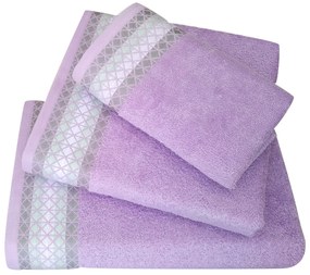 Πετσέτες Μπάνιου (Σετ 3τμχ) Morven 2010 Lilac 500gsm
