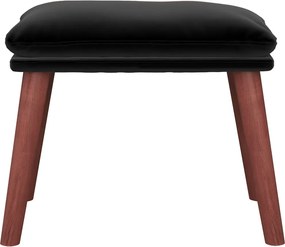 vidaXL Υποπόδιο Μαύρο 45x29,5x35 εκ. Βελούδινο