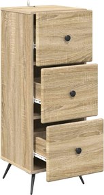 vidaXL Ντουλάπι με Συρτάρια Sonoma Δρυς 33 x 34,5 x 90 εκ